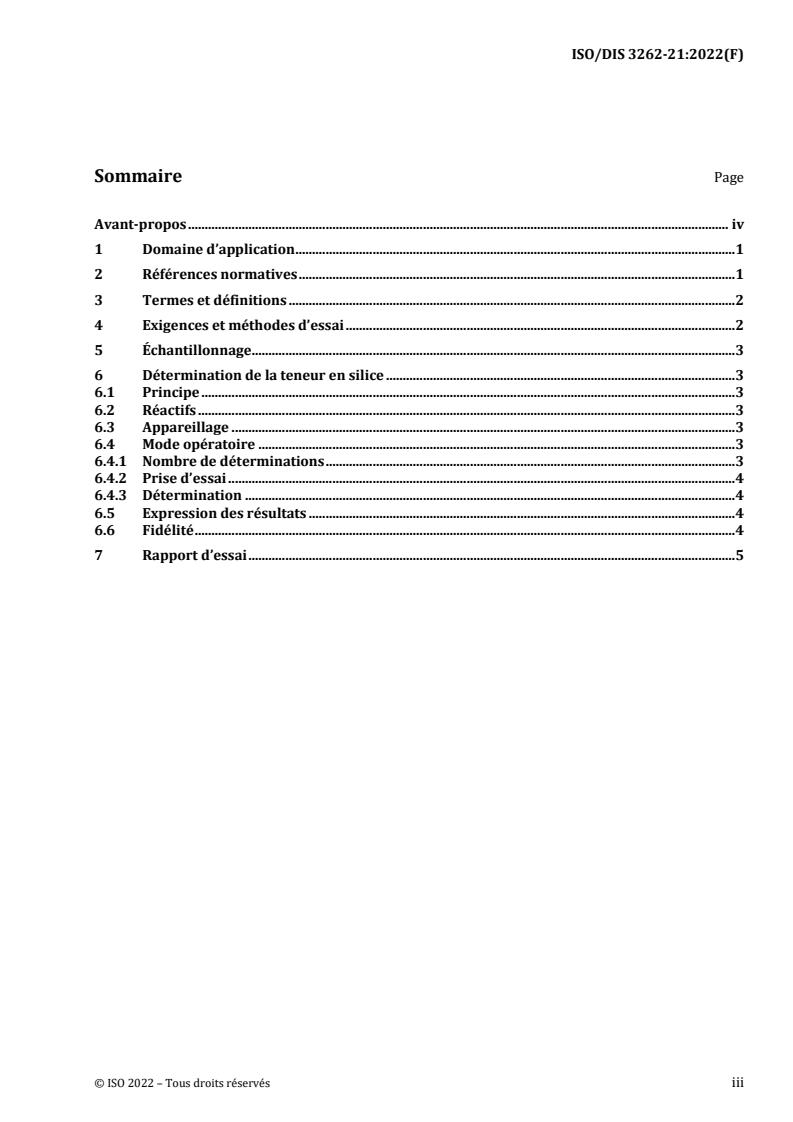 ISO/PRF 3262-21 - Matières de charge — Spécifications et méthodes d’essai — Partie 21: Sable de silice (quartz naturel non concassé)
Released:10/5/2022