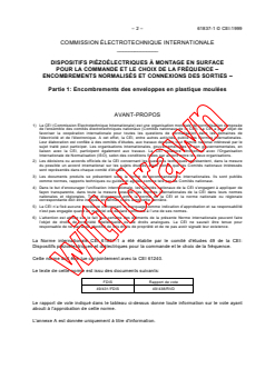 IEC 61837-1:1999 IEC 61837-1:1999 - Surface mounted piezoelectric devices for frequency control and selection - Standard outlines and terminal lead connections - Part 1: Plastic moulded enclosure outlines
Released:5/7/1999
Isbn:2831847478 - Page 4 preview