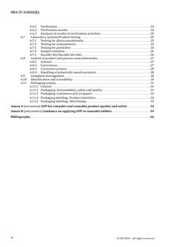 IWA 37-3:2022 - Safety, security and sustainability of cannabis facilities and operations — Part 3: Good production practices (GPP)
Released:11. 10. 2022 - Page 4 preview