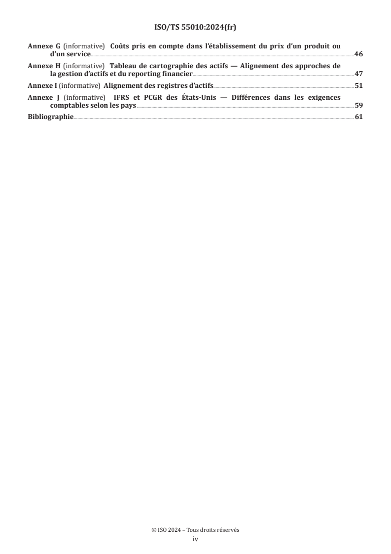 ISO/TS 55010:2024 ISO/TS 55010:2024 - Gestion d’actifs — Recommandations relatives à l’alignement des fonctions financières et non financières dans la gestion d’actifs
Released:7/8/2024 - Page 4 preview