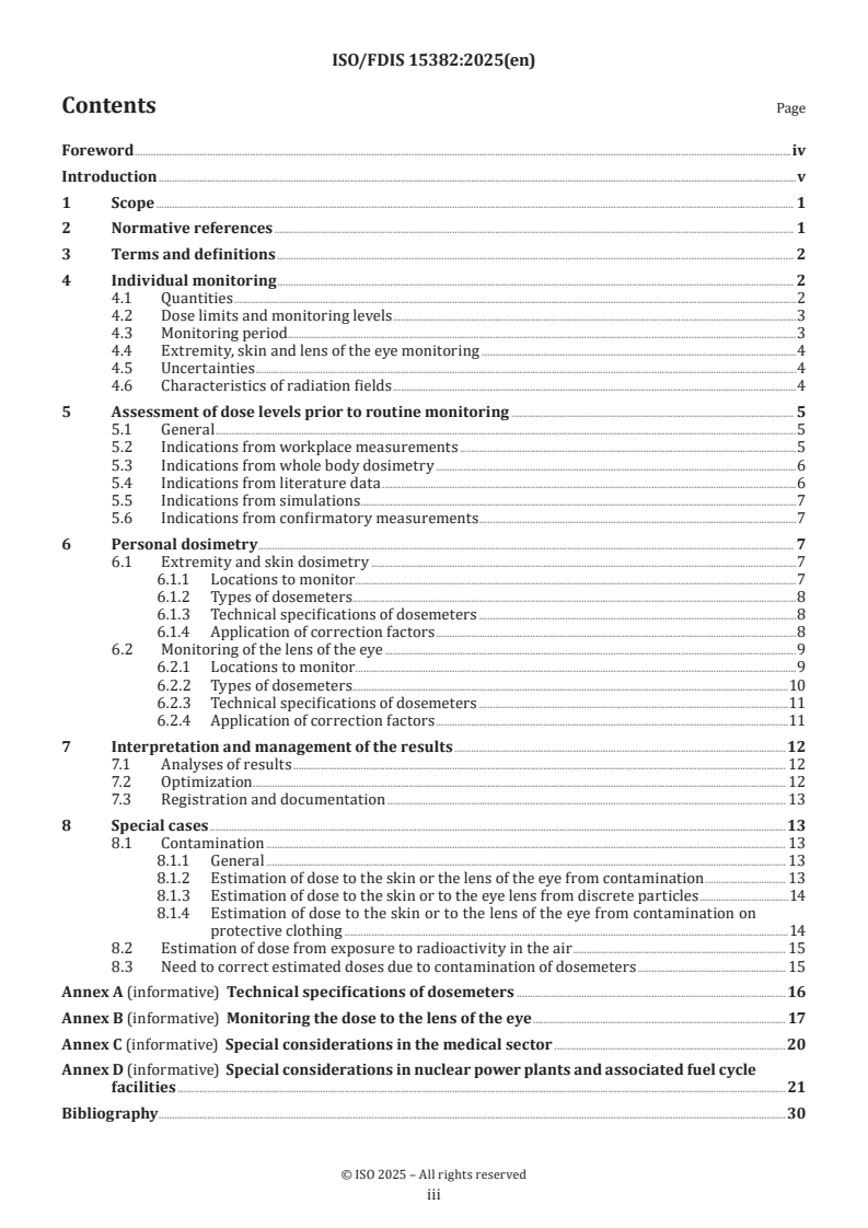 ISO/FDIS 15382 - Radiological protection — Procedures for monitoring the dose to the lens of the eye, the skin and the extremities
Released:12. 05. 2025