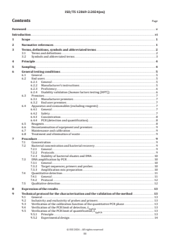 ISO/TS 12869-2:2024 - Water quality — Detection and quantification of Legionella spp. and/or Legionella pneumophila by concentration and genic amplification by quantitative polymerase chain reaction (qPCR) — Part 2: On-site methods
Released:5. 04. 2024 - Page 3 preview