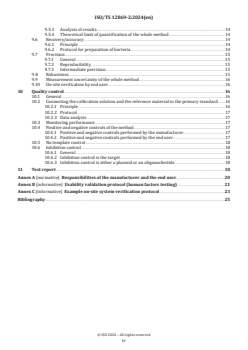 ISO/TS 12869-2:2024 - Water quality — Detection and quantification of Legionella spp. and/or Legionella pneumophila by concentration and genic amplification by quantitative polymerase chain reaction (qPCR) — Part 2: On-site methods
Released:5. 04. 2024 - Page 4 preview