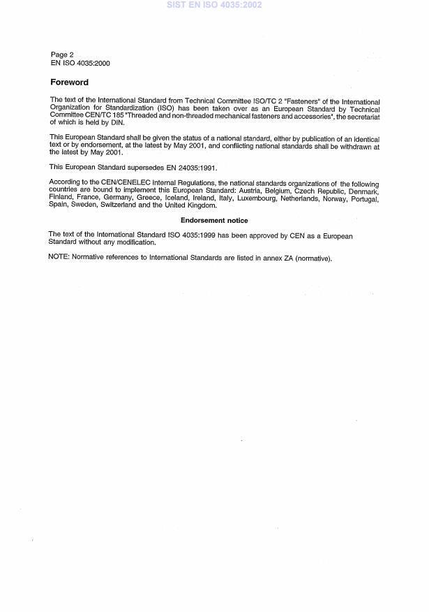 EN ISO 4035:2000 EN ISO 4035:2002 - Page 4 preview