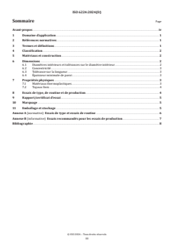 ISO 6224:2024 - Tuyaux en matières thermoplastiques à armatures textile d'usage général pour l'eau — Spécifications
Released:18. 04. 2024 - Page 3 preview