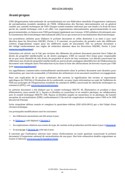ISO 6224:2024 - Tuyaux en matières thermoplastiques à armatures textile d'usage général pour l'eau — Spécifications
Released:18. 04. 2024 - Page 4 preview