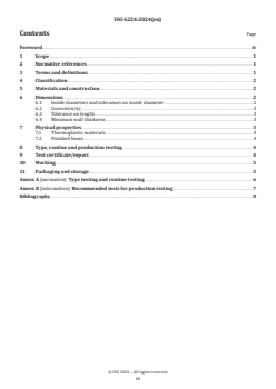 ISO 6224:2024 - Thermoplastics hoses, textile-reinforced, for general-purpose water applications — Specification
Released:18. 04. 2024 - Page 3 preview