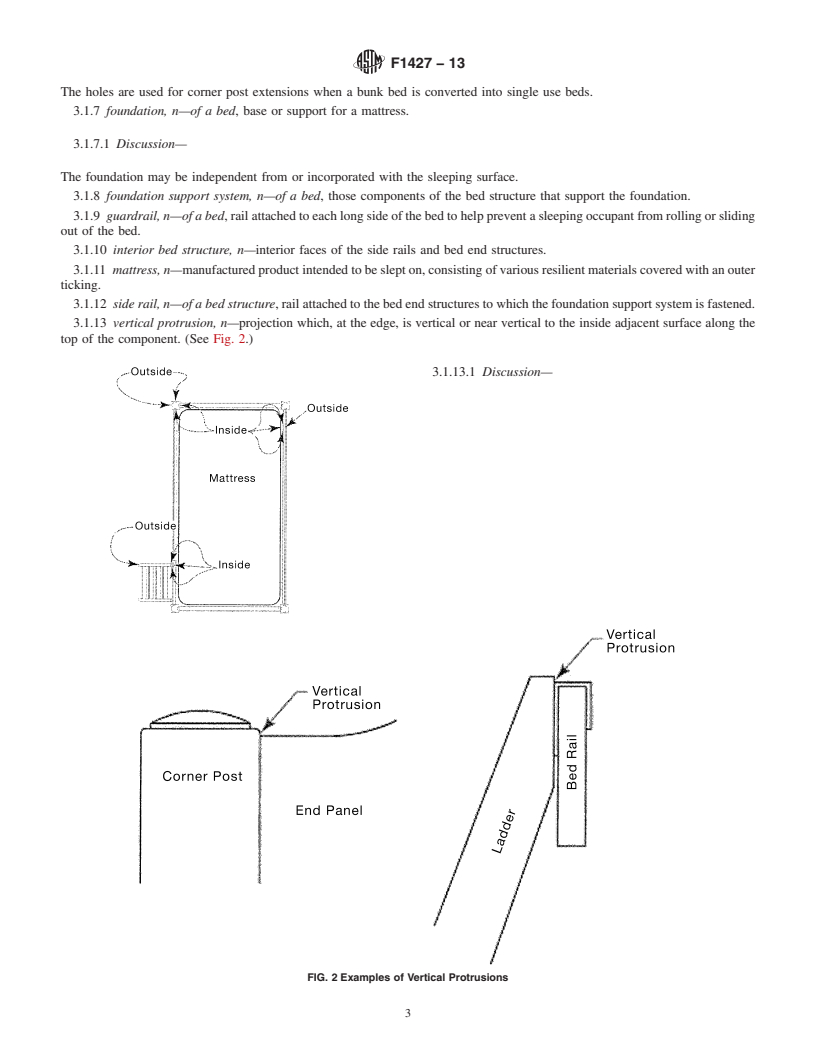 REDLINE ASTM F1427-13 - Standard Consumer Safety Specification for  Bunk Beds