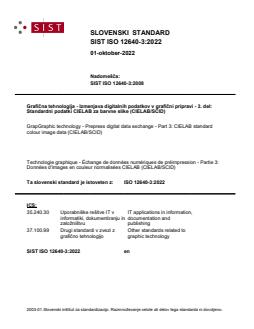 ISO 12640-3:2022 ISO 12640-3:2022 - BARVE - Page 1 preview