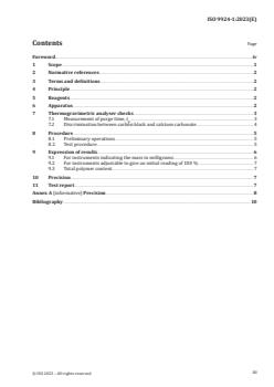 ISO 9924-1:2023 - Rubber and rubber products — Determination of the composition of vulcanizates and uncured compounds by thermogravimetry — Part 1: Butadiene, ethylene-propylene copolymer and terpolymer, isobutene-isoprene, isoprene and styrene-butadiene rubbers
Released:30. 03. 2023 - Page 3 preview