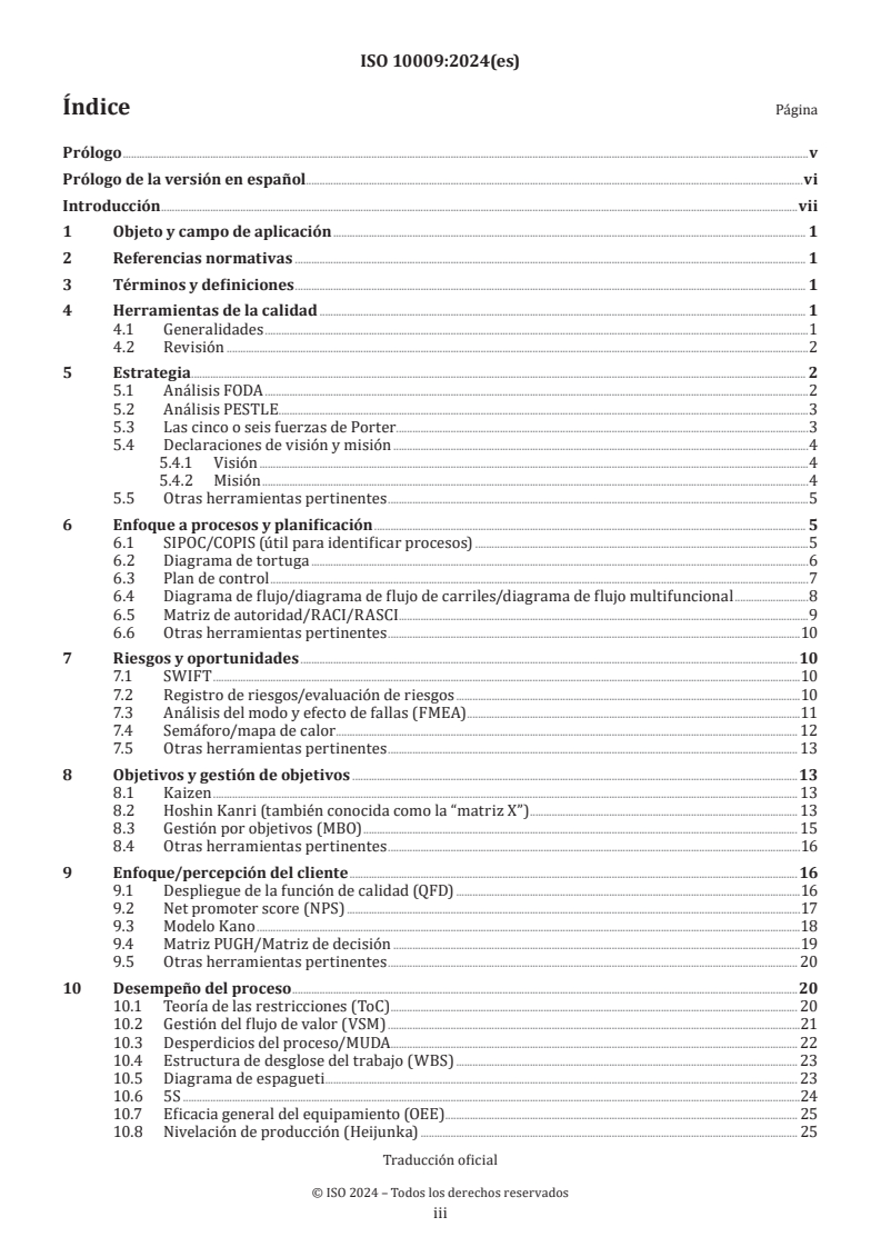 ISO 10009:2024 - Quality management — Guidance for quality tools and their application
Released:12/13/2024