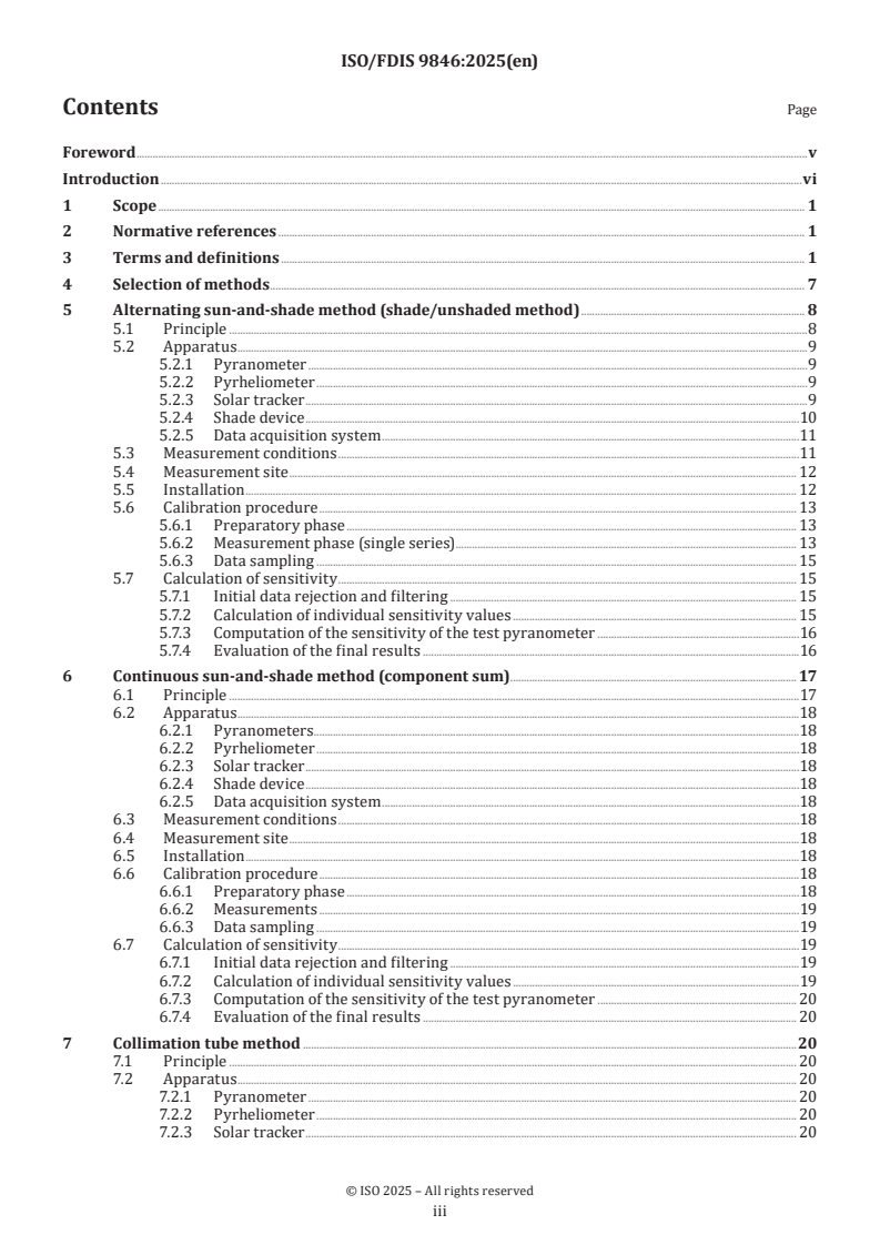 ISO/FDIS 9846 - Solar energy — Calibration of a pyranometer using a pyrheliometer
Released:2. 05. 2025
