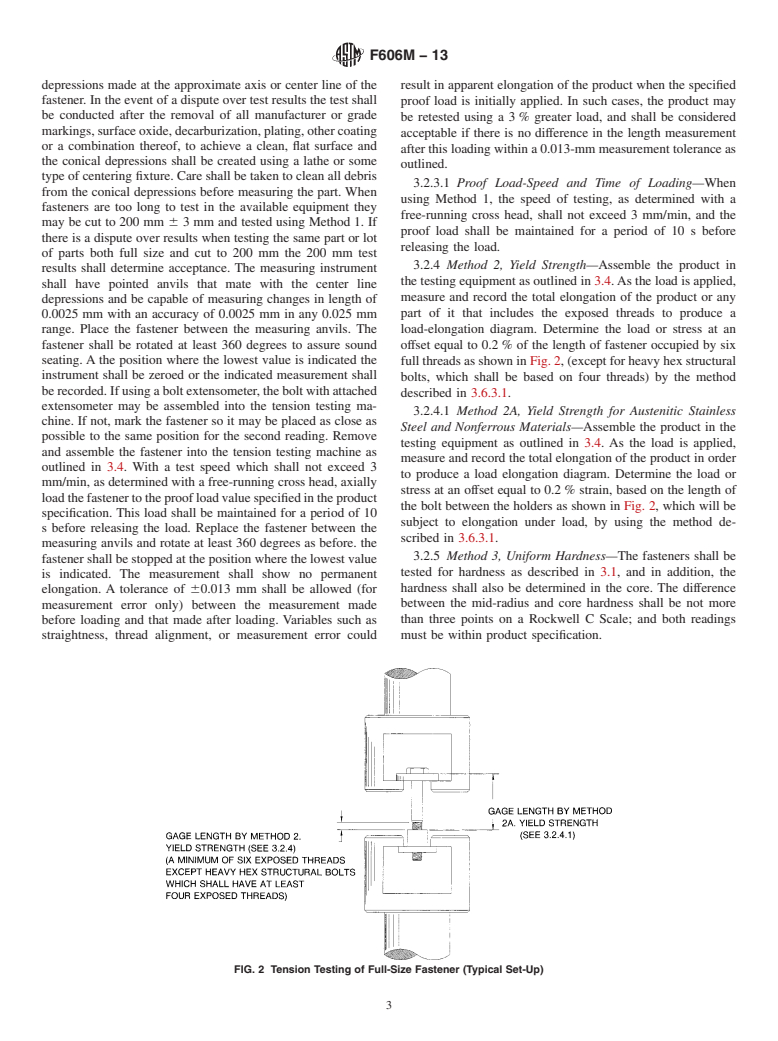 ASTM F606M-13 - Standard Test Methods for  Determining the Mechanical Properties of Externally and Internally   Threaded Fasteners, Washers, and Rivets (Metric)