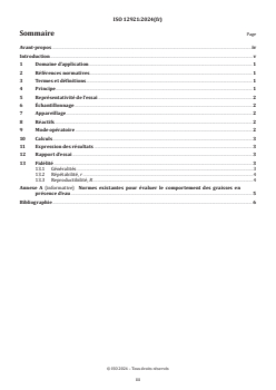 ISO 12921:2024 - Produits pétroliers et lubrifiants — Détermination de la stabilité mécanique des graisses en présence d’eau
Released:10. 01. 2024 - Page 3 preview