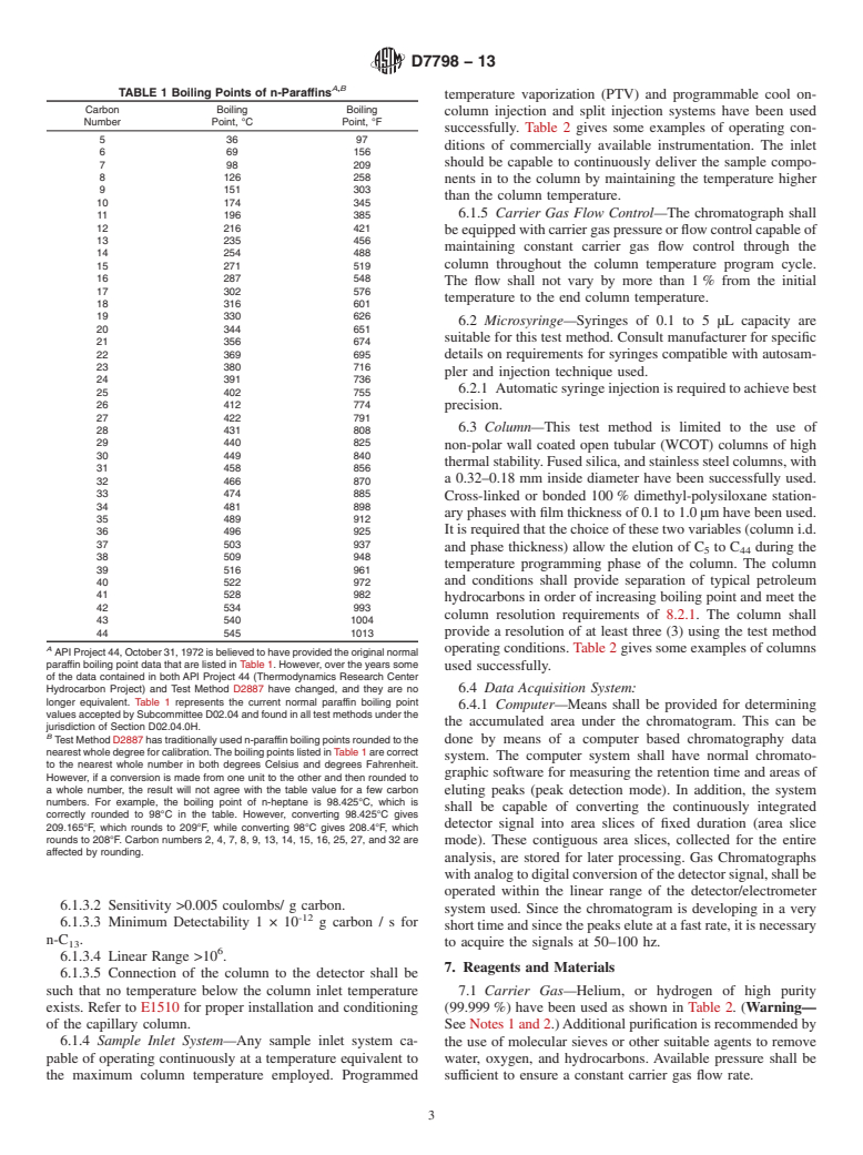 ASTM D7798-13 - Standard Test Method for Boiling Range Distribution of Petroleum Distillates with Final Boiling Points up to 538&deg;C by Ultra Fast Gas Chromatography (UF GC)