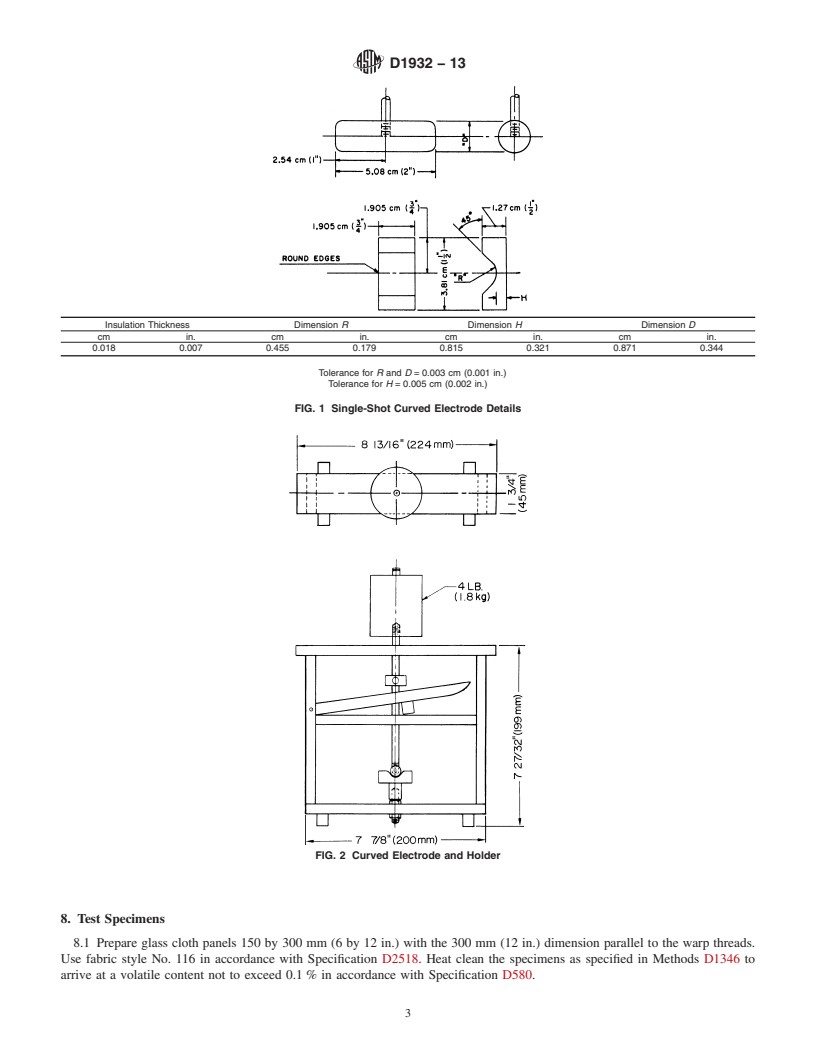 REDLINE ASTM D1932-13 - Standard Test Method for  Thermal Endurance of Flexible Electrical Insulating Varnishes
