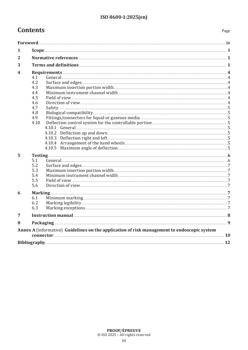 ISO/PRF 8600-1 - Endoscopes — Medical endoscopes and endotherapy devices — Part 1: General requirements
Released:15. 01. 2025