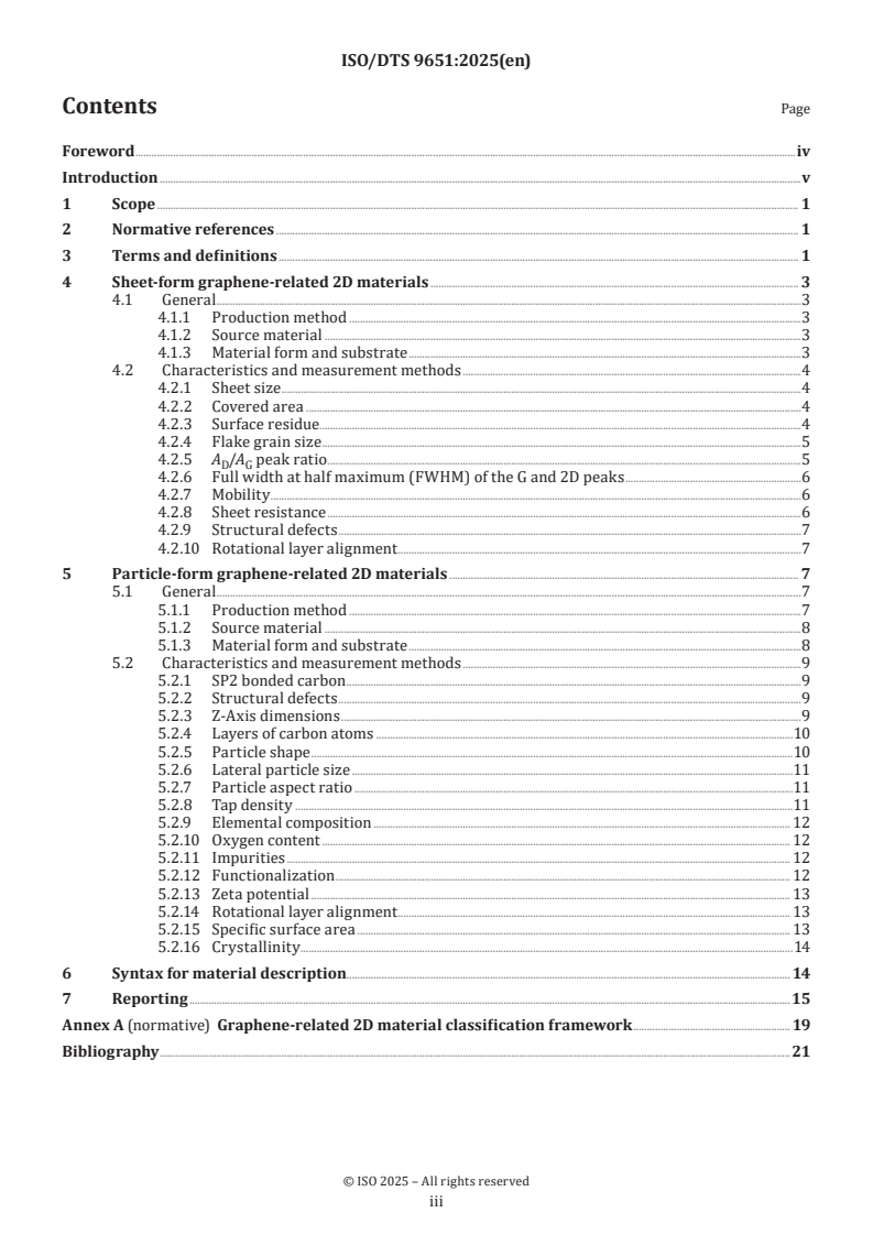 ISO/DTS 9651 - Nanotechnologies — Classification framework for graphene‐related 2D materials
Released:27. 03. 2025