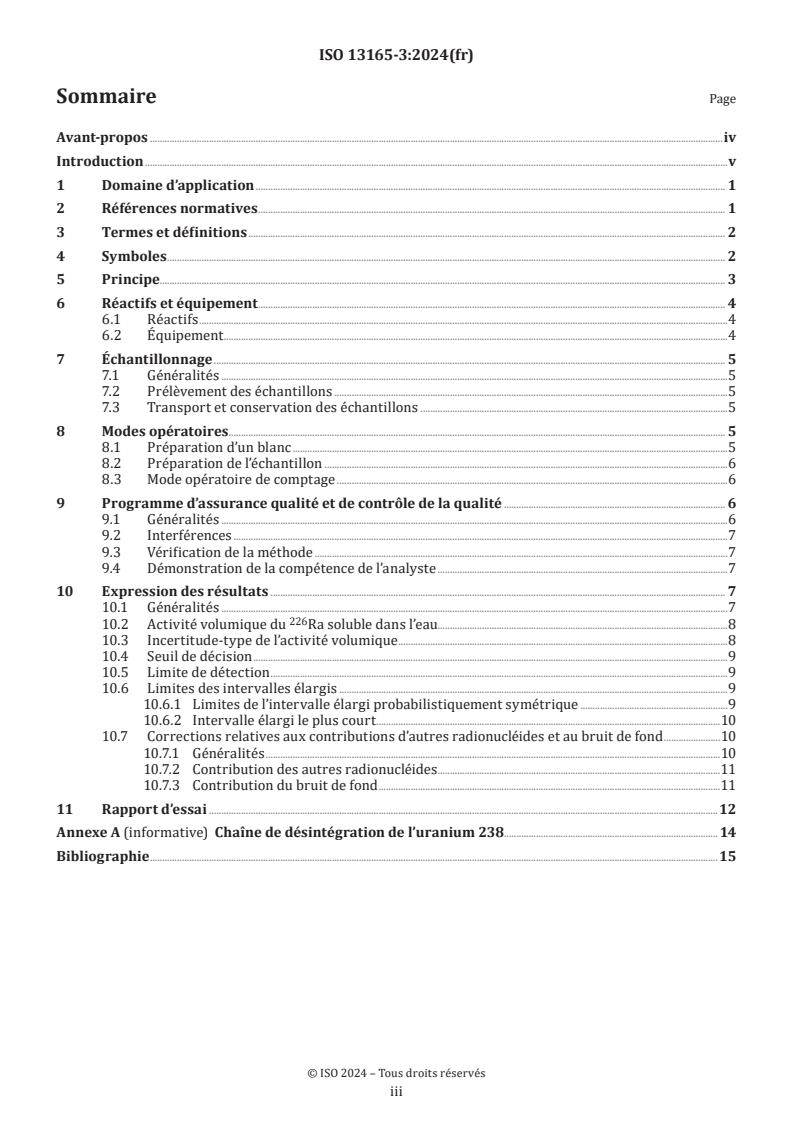 ISO 13165-3:2024 - Qualité de l'eau — Radium-226 — Partie 3: Méthode d’essai par coprécipitation et spectrométrie gamma
Released:12/4/2024