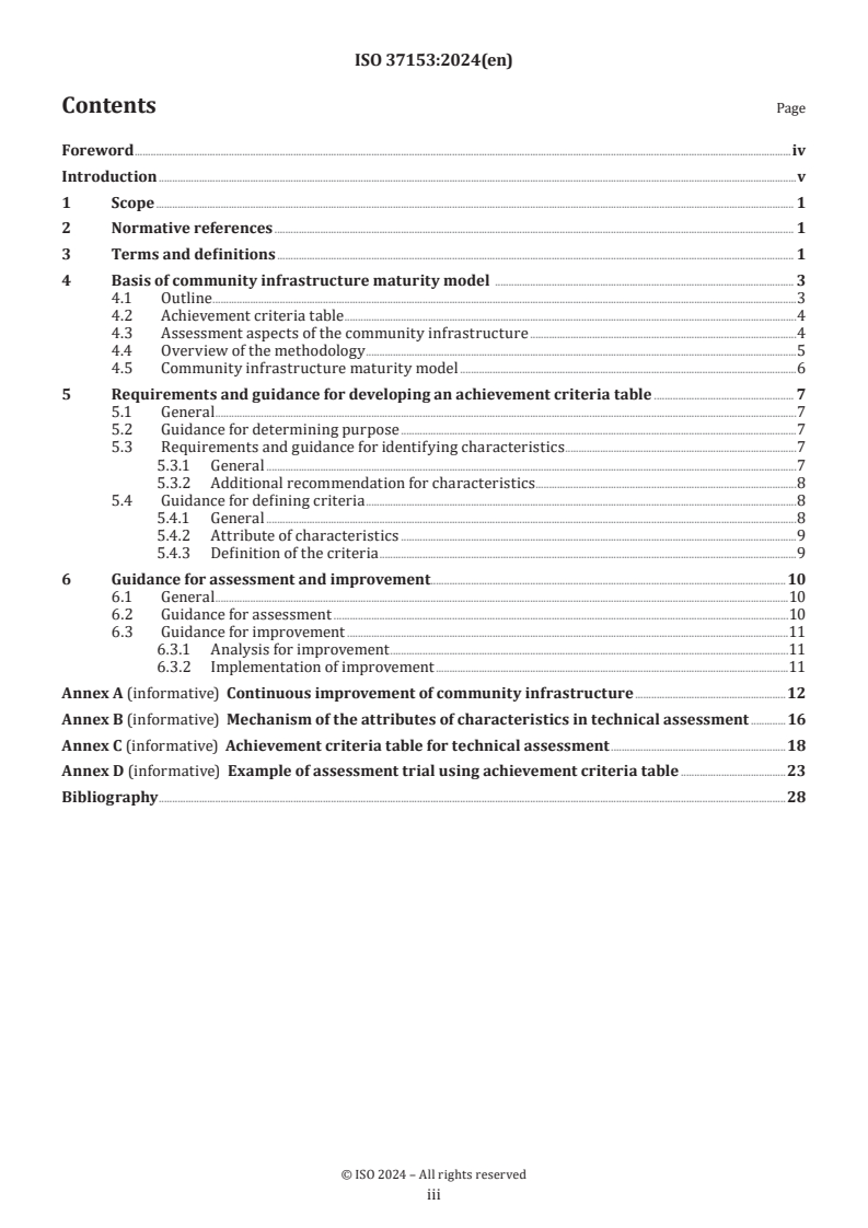 ISO 37153:2024 - Smart community infrastructures — Maturity model for assessment and improvement
Released:23. 08. 2024