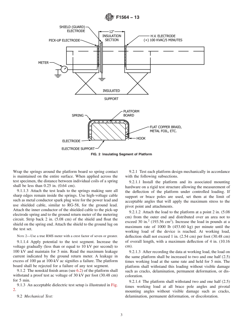 ASTM F1564-13 - Standard Specification for  Structure-Mounted Insulating Work Platforms for Electrical  Workers