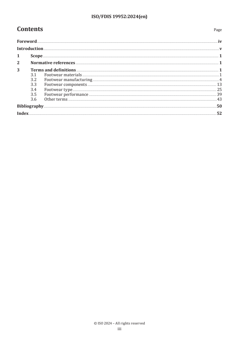 ISO/FDIS 19952 - Footwear — Vocabulary
Released:10/31/2024