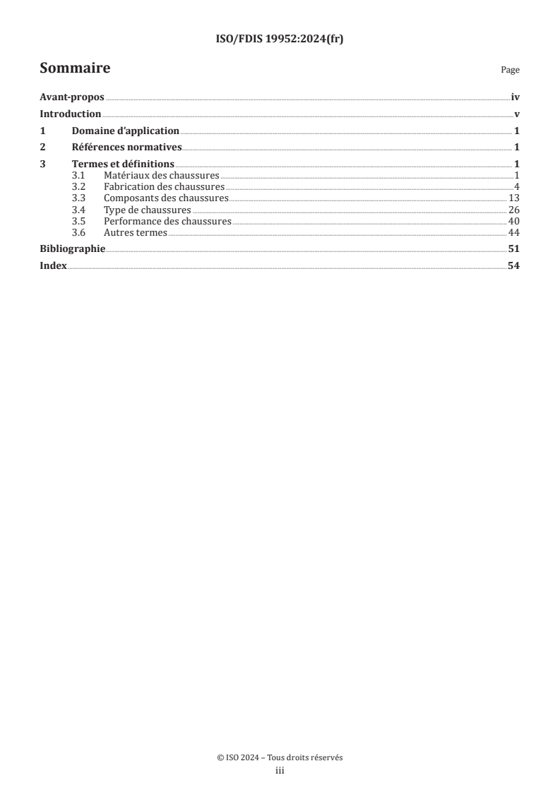 ISO/FDIS 19952 - Chaussures — Vocabulaire
Released:12/11/2024