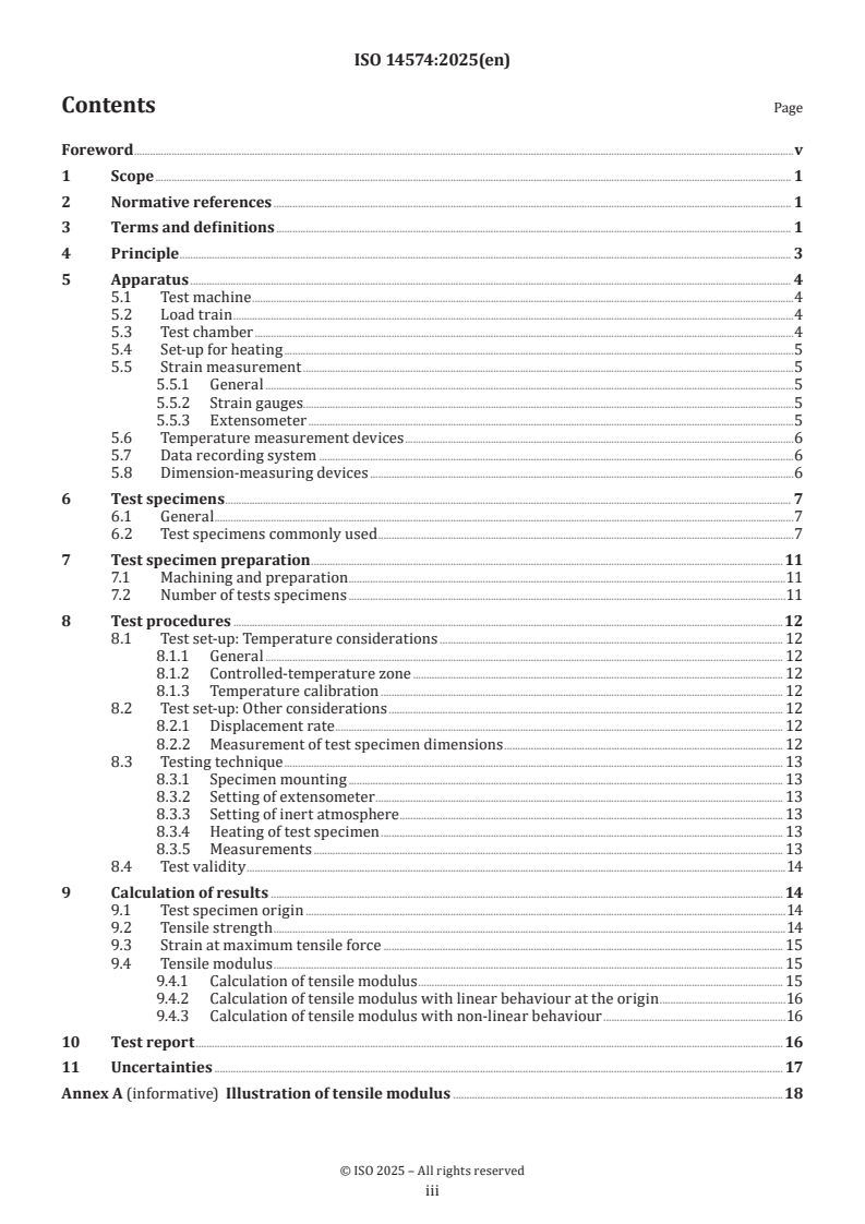 ISO 14574:2025 - Fine ceramics (advanced ceramics, advanced technical ceramics) — Mechanical properties of ceramic composites at high temperature — Determination of tensile properties
Released:14. 01. 2025