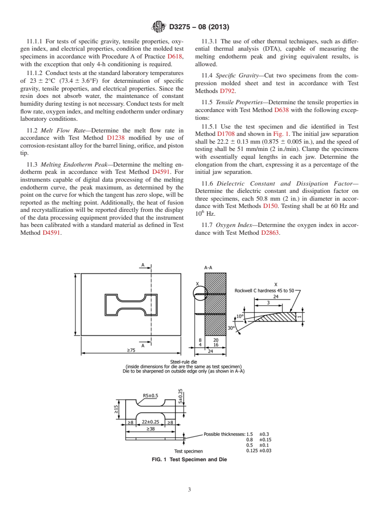 ASTM D3275-08(2013) - Standard Classification System for  E-CTFE-Fluoroplastic Molding, Extrusion, and Coating Materials