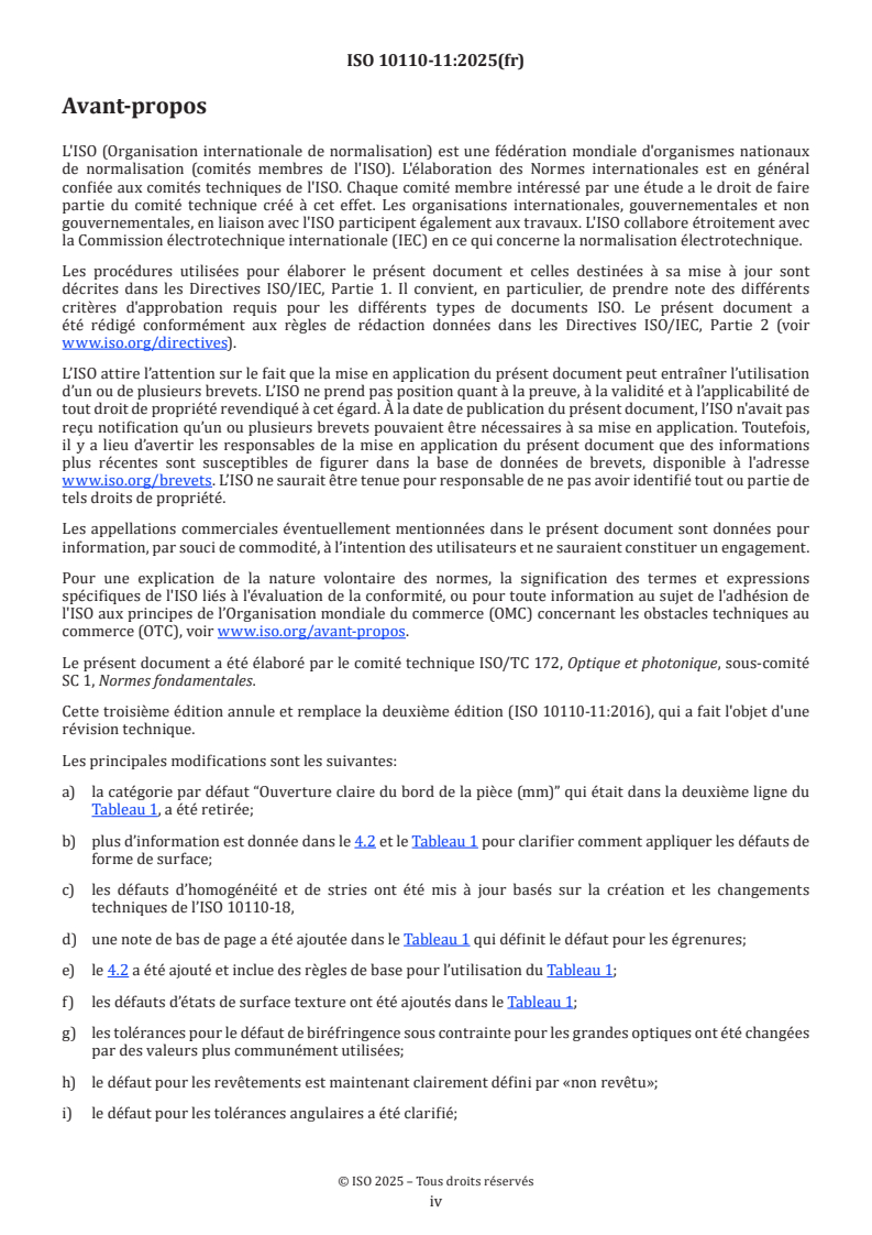 ISO 10110-11:2025 ISO 10110-11:2025 - Optique et photonique — Indications sur les dessins pour éléments et systèmes optiques — Partie 11: Données non tolérancées
Released:28. 03. 2025 - Page 4 preview