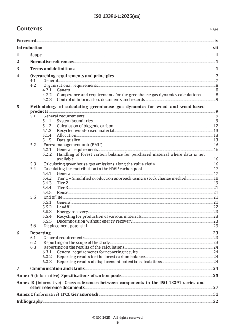ISO 13391-1:2025 - Wood and wood-based products — Greenhouse gas dynamics — Part 1: Framework for value chain calculations
Released:29. 04. 2025