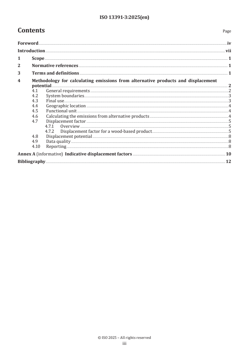 ISO 13391-3:2025 - Wood and wood-based products — Greenhouse gas dynamics — Part 3: Displacement of greenhouse gas emissions
Released:29. 04. 2025