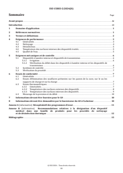 ISO 15883-2:2024 ISO 15883-2:2024 - Laveurs désinfecteurs — Partie 2: Exigences et essais pour laveurs désinfecteurs destinés à la désinfection thermique des dispositifs médicaux critiques et semi-critiques
Released:11/6/2024 - Page 3 preview