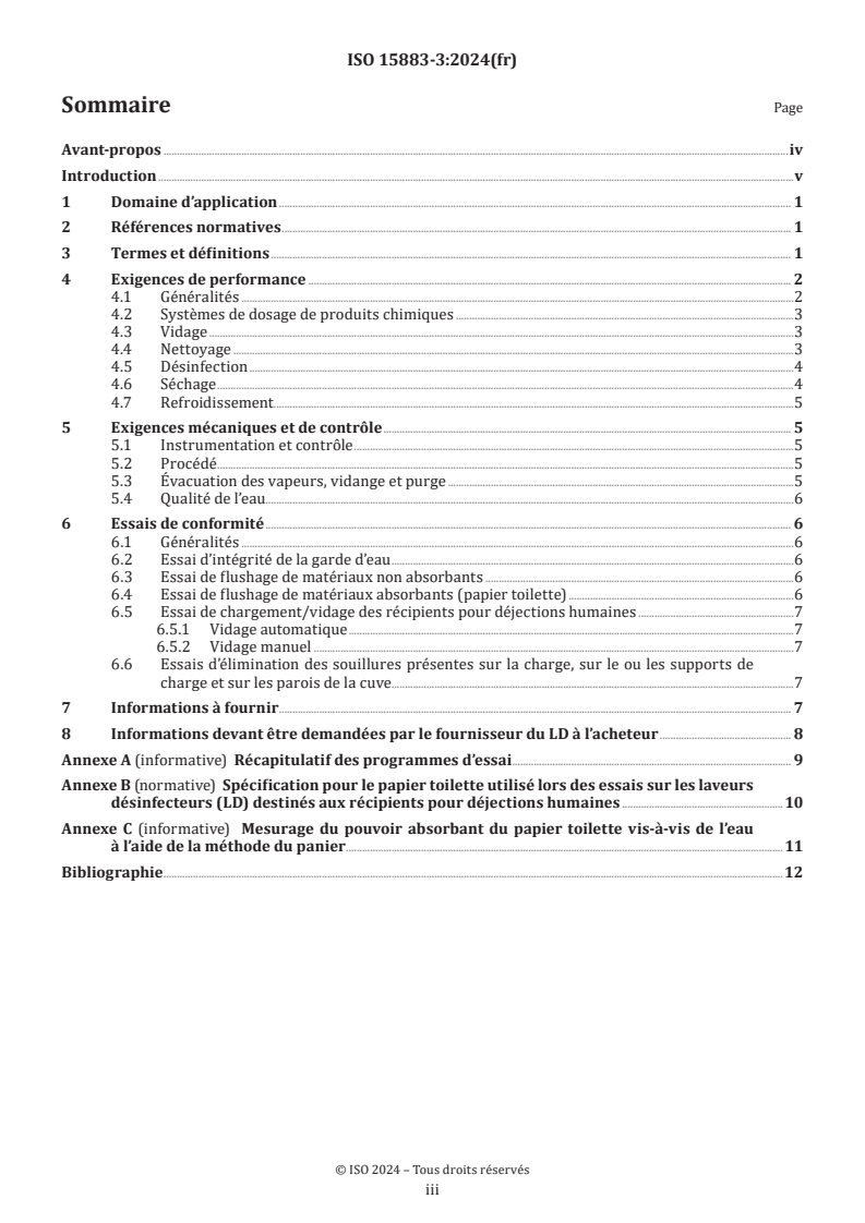 ISO 15883-3:2024 - Laveurs désinfecteurs — Partie 3: Exigences et essais pour laveurs désinfecteurs destinés à la désinfection thermique de récipients pour déjections humaines
Released:11/6/2024