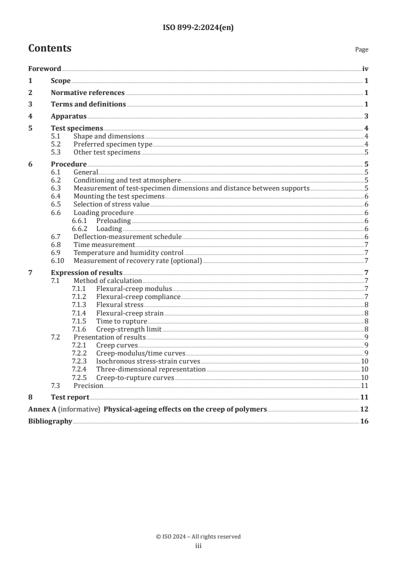 ISO 899-2:2024 - Plastics — Determination of creep behaviour — Part 2: Flexural creep by three-point loading
Released:8. 10. 2024