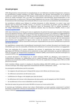 ISO 899-2:2024 - Plastiques — Détermination du comportement au fluage — Partie 2: Fluage en flexion par mise en charge en trois points
Released:8. 10. 2024 - Page 4 preview