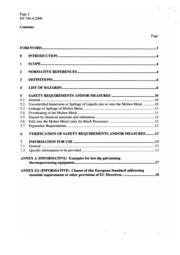 SIST EN 746-4:2000 SIST EN 746-4:2000 - Page 4 preview