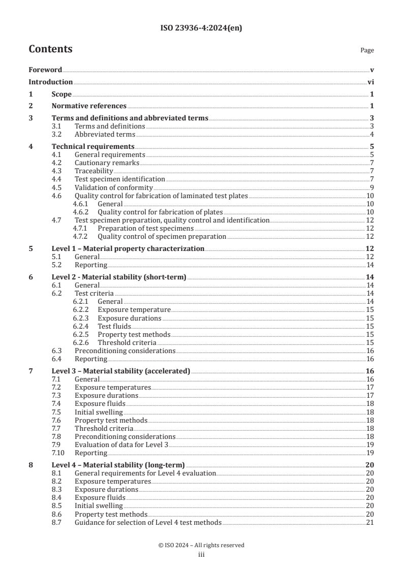 ISO 23936-4:2024 - Oil and gas industries including lower carbon energy — Non-metallic materials in contact with media related to oil and gas production — Part 4: Fiber-reinforced composite materials
Released:13. 09. 2024