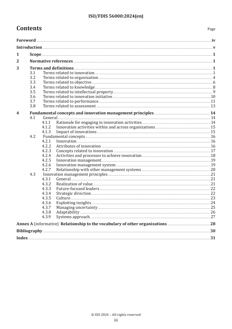 ISO/FDIS 56000 - Innovation management — Fundamentals and vocabulary
Released:14. 10. 2024