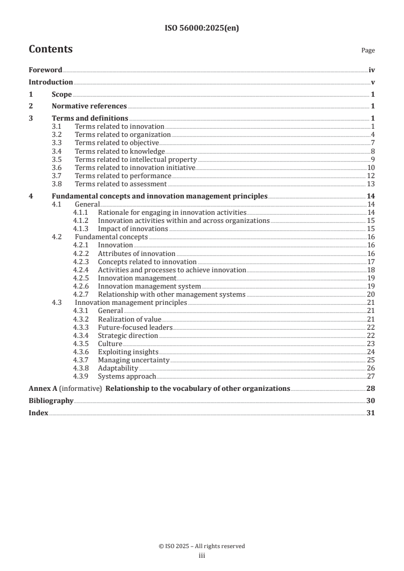 ISO 56000:2025 - Innovation management — Fundamentals and vocabulary
Released:23. 01. 2025