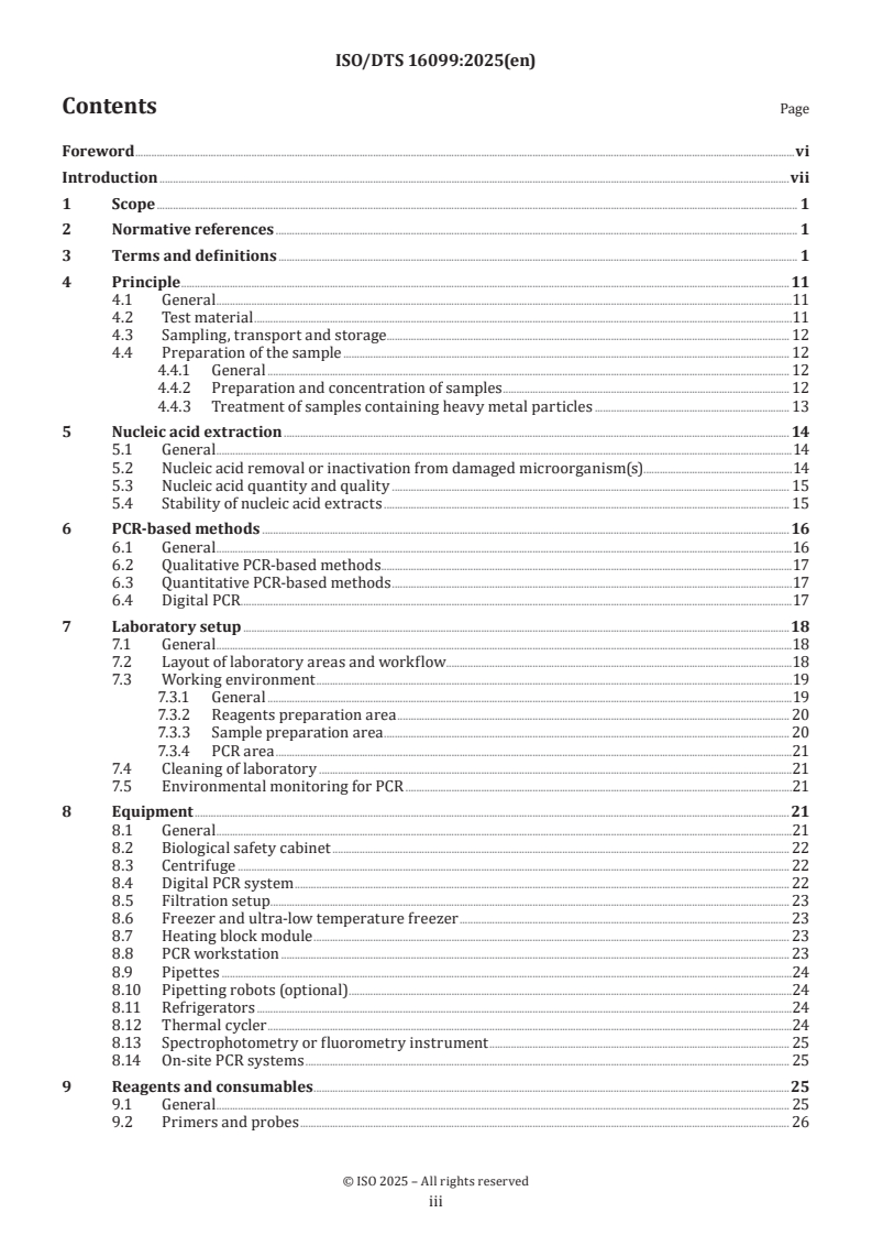 ISO/DTS 16099 - Water quality — Polymerase chain reaction (PCR) for the detection and quantification of microorganisms and viruses — General requirements, quality assurance and validation
Released:13. 03. 2025