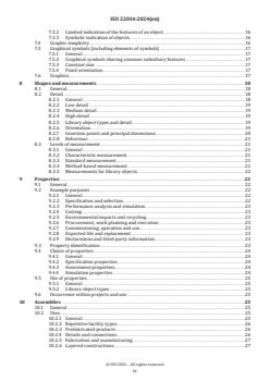 ISO 22014:2024 ISO 22014:2024 - Library objects for architecture, engineering, construction and use
Released:1. 05. 2024 - Page 4 preview