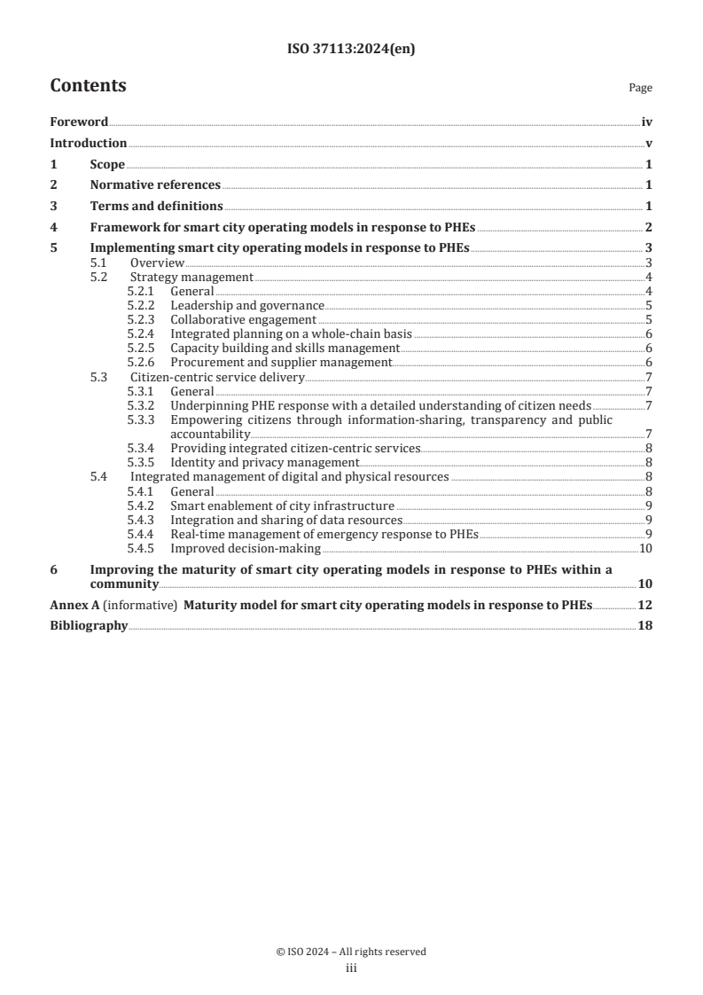 ISO 37113:2024 - Sustainable cities and communities — Guidance for managing a public-health emergency response in smart city operating models
Released:4. 09. 2024