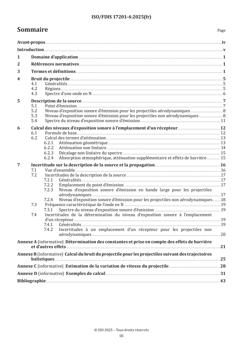 ISO/FDIS 17201-4 - Acoustique — Bruit des stands de tir — Partie 4: Calcul du bruit du projectile
Released:23. 04. 2025