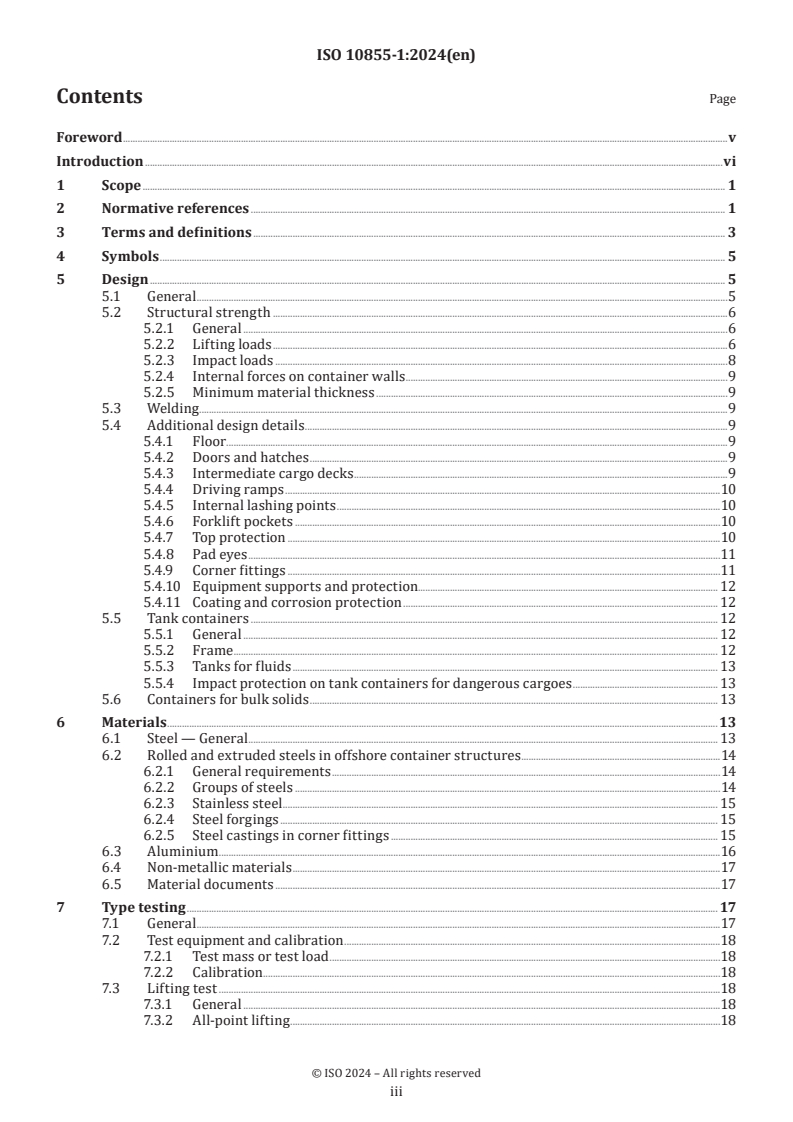 ISO 10855-1:2024 - Offshore containers and associated lifting sets — Part 1: Design, manufacture and marking of offshore containers
Released:11/20/2024