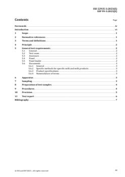 ISO 22935-3:2023 ISO 22935-3:2023 - Milk and milk products — Sensory analysis — Part 3: Method for evaluation of compliance with product specifications for sensory properties by scoring
Released:12. 04. 2023 - Page 3 preview