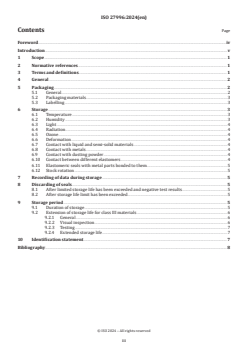 ISO 27996:2024 - Aerospace fluid systems — Elastomer seals — Storage and shelf life
Released:14. 02. 2024 - Page 3 preview