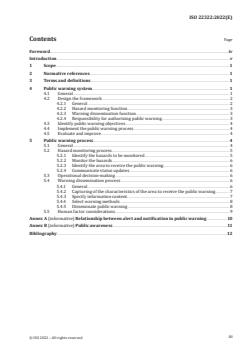 ISO 22322:2022 - Security and resilience — Emergency management — Guidelines for public warning
Released:14. 12. 2022 - Page 3 preview