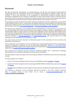 ISO/IEC 15434:2025 - Information technology — Automatic identification and data capture techniques — Syntax for high-capacity ADC media
Released:9. 01. 2025 - Page 4 preview