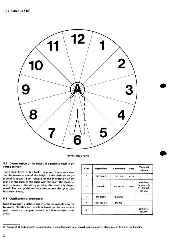 ISO 3246:1977 ISO 3246:1977 - Dentistry -- Working space of the dentist -- Definitions and principles - Page 4 preview